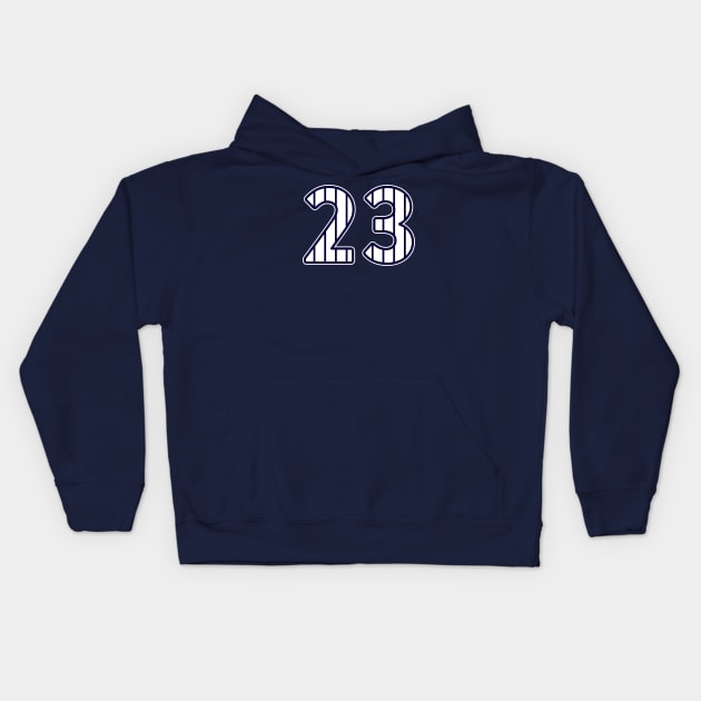 23 Don Mattingly Kids Hoodie by JP